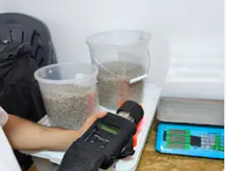 Análisis y control de humedad del grano